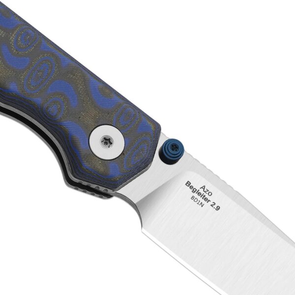 Kizer Messer Begleiter 2.9 Button Lock Folder BD1N Stahl Vortex Micarta