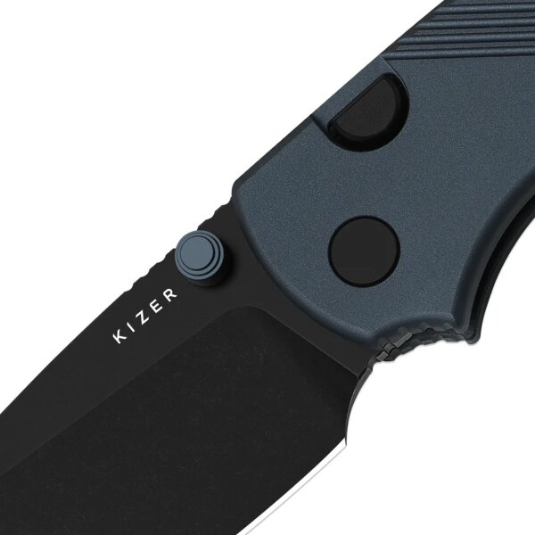 Kizer Messer Glaux Button Lock Folder 14C28N Stahl Aluminiumgriff