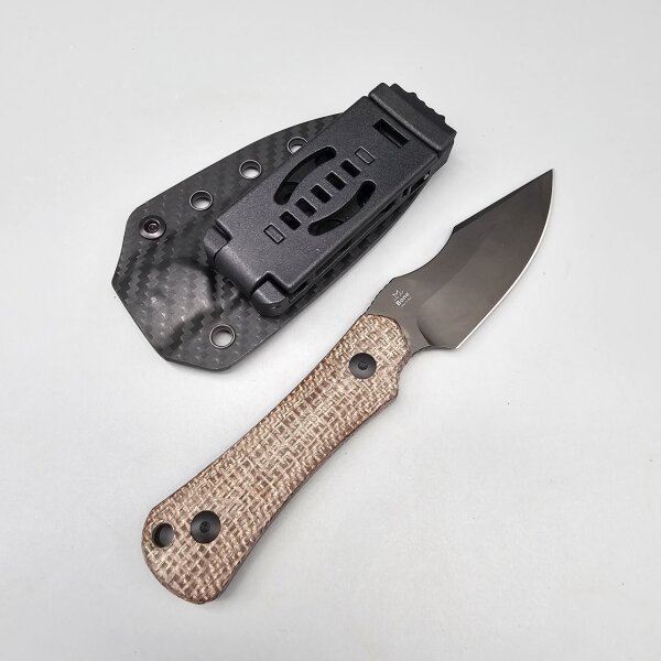 Kizer Bone Outdoormesser 3V Stahl Norplex UltreX Micarta EDC