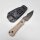 Kizer Bone Outdoormesser 3V Stahl Norplex UltreX Micarta EDC