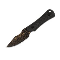 Kizer Bone Outdoormesser Copper Damast Stahl Micarta EDC