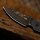 Kizer Bone Outdoormesser Copper Damast Stahl Micarta EDC
