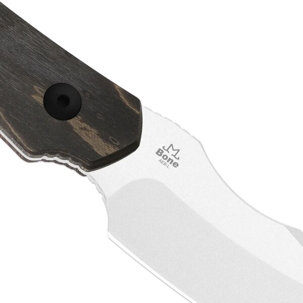 Kizer Bone Outdoormesser AEB-L Stahl Stabilisertes Holz EDC