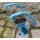 Steinschleuder blau Zwille mit Kugelmagazin Sportschleuder Flitsche