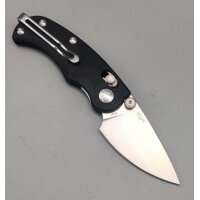Real Steel Esca Crossbar Lock Folder Black 12C27 Stahl...