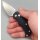 Real Steel Esca Crossbar Lock Folder Black 12C27 Stahl GFN Griff