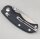 Real Steel Esca Crossbar Lock Folder Black 12C27 Stahl GFN Griff