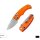 Real Steel Esca Crossbar Lock Folder Orange 12C27 Stahl GFN Griff