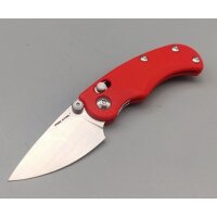 Real Steel Esca Crossbar Lock Folder Red 12C27 Stahl GFN...