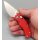 Real Steel Esca Crossbar Lock Folder Red 12C27 Stahl GFN Griff