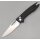 Real Steel Vena Crossbar Lock Folder Nitro-V Stahl G10 Integral Black