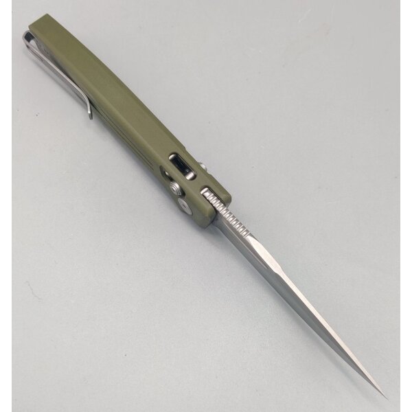 Real Steel Vena Crossbar Lock Folder Nitro-V Stahl G10 Integral Green