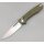 Real Steel Vena Crossbar Lock Folder Nitro-V Stahl G10 Integral Green