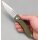 Real Steel Vena Crossbar Lock Folder Nitro-V Stahl G10 Integral Green