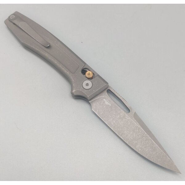 Real Steel Vena Crossbar Lock Folder Elmax Stahl G10 TC4 Titan Integral Griff