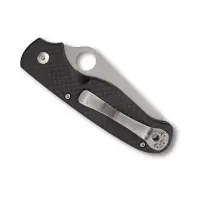 Spyderco ButtonUp CF PlainEdge 8Cr13MoV Stahl Carbon-G10...
