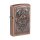 ZIPPO rustic bronze Pirate Skull Emblem Limited Edition 2008208