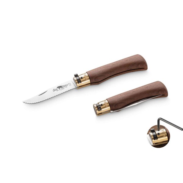 Antonini Old Bear Classic 1.4060 Walnut Serrated L Taschenmesser