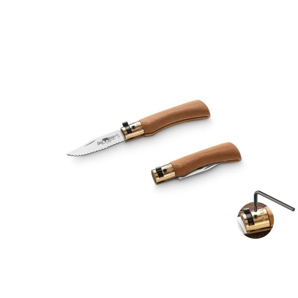 Antonini Old Bear Classic 1.4060 Olive Serrated XS Taschenmesser