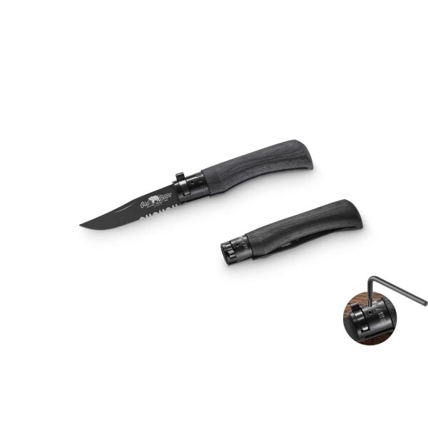 Antonini Old Bear Total Black 1.4060 Combo S Taschenmesser