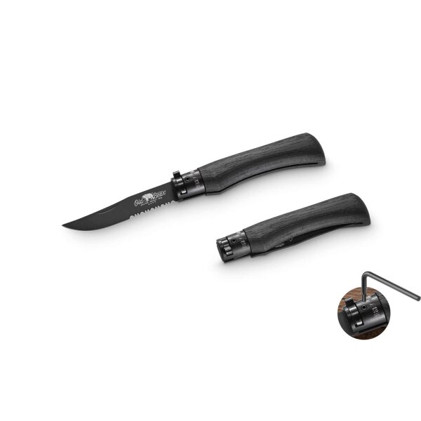 Antonini Old Bear Total Black 1.4060 Combo M Taschenmesser