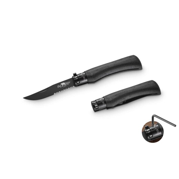 Antonini Old Bear Total Black 1.4060 Combo L Taschenmesser