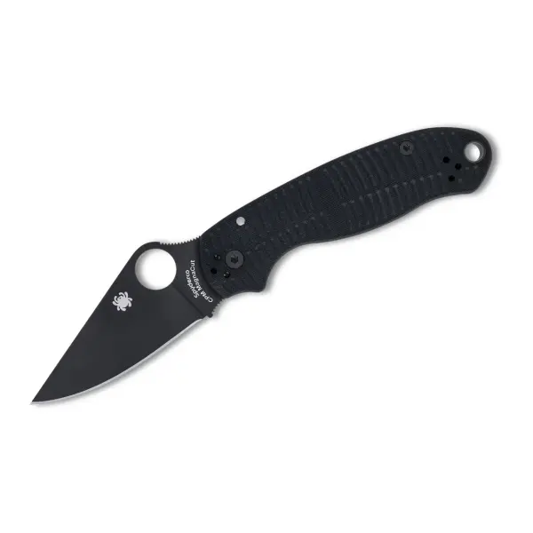 Spyderco Para 3 Salt Black G10 MagnaCut Black Blade