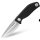 Real Steel CDX-85 Convex Grind 14C28N Klinge Outdoormesser schwarz G10