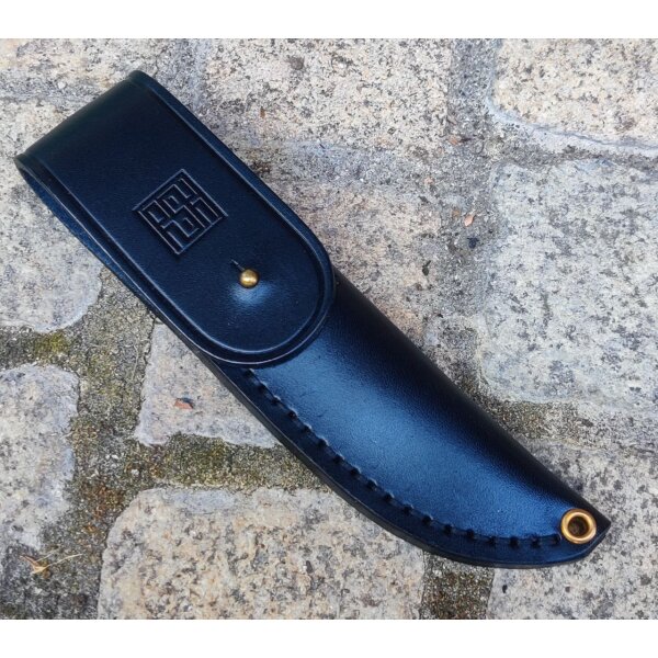 Real Steel CDX-85 Convex Grind 14C28N Klinge Outdoormesser Beadblasted Brauner Micarta Griff