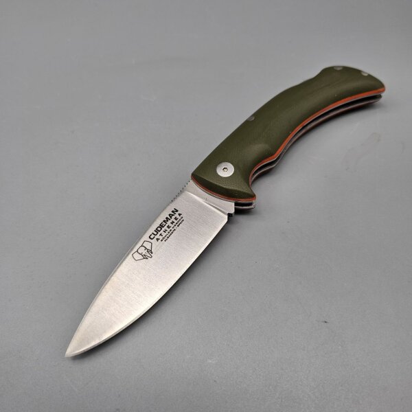 Cudeman ATHENEA 345-GV Backlock Green G10 Taschenmesser