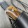 J&V Forester Knives Gineta Premium Messer mit N690co Stahl Haya Estabilizada stabilisierte Pappel  inkl. Lederscheide schwarz