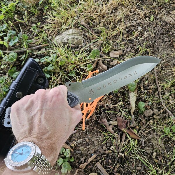 J&V Forester Explorer Micarta Griff Handmade in Spain