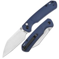 CJRB Pyrite-Light Button Lock Blue Blau FRN Taschenmesser...