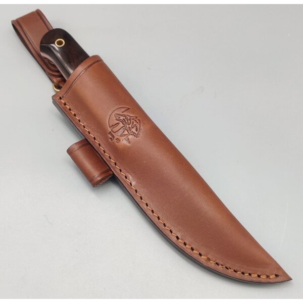 J&V Woodlore Granadillo Bushcraft Messer 14C28N Stahl Grenadillholz