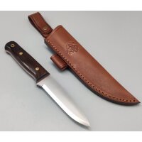 J&V Woodlore Granadillo Bushcraft Messer 14C28N Stahl...