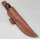 J&V Woodlore Granadillo Bushcraft Messer 14C28N Stahl Grenadillholz