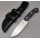 J&V Axarquia Hunting Micarta Negra Outdoormesser MoVa Stahl Lederscheide