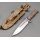 J&V Messer Combat Satin Micarta Desert MoVa Stahl Outdoormesser