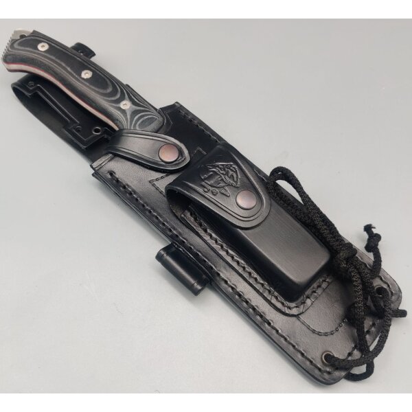 J&V Messer Gladius Micarta Negra MoVa Stahl Outdoormesser