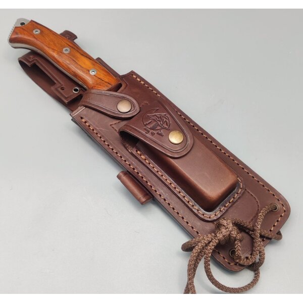 J&V Messer Gladius Cocobolo MoVa Stahl Holz Outdoormesser
