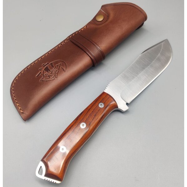 J&V Messer Tartessus Cocobolo MoVa Stahl Holz Outdoormesser