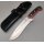 J&V Forester Messer Explorer Naranja Negra MoVa Stahl Micarta