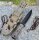 J&V Messer Combat Micarta Desert MoVa Stahl Outdoormesser