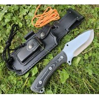 J&V Messer Hispanus Micarta Negra MoVa Stahl...
