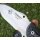 J&V Messer Hispanus Micarta Negra MoVa Stahl Outdoormesser Lederscheide
