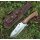 J&V Messer Hispanus Cocobolo MoVa Stahl Outdoormesser Lederscheide