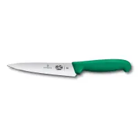 Victorinox Fibrox Kochmesser 15 cm grün TPE Griff