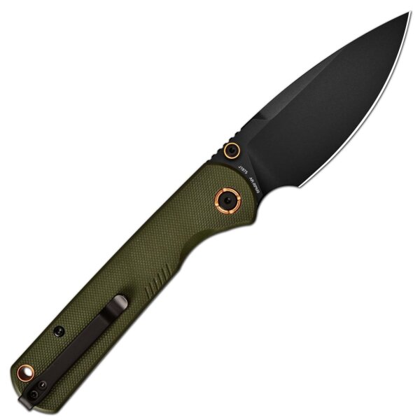 CJRB Cutlery Messer Latitude G10 Griff Od Green Grün Black Blade