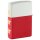 Zippo weiß/rot matt USA 250 Special Edition Bottom with Stars