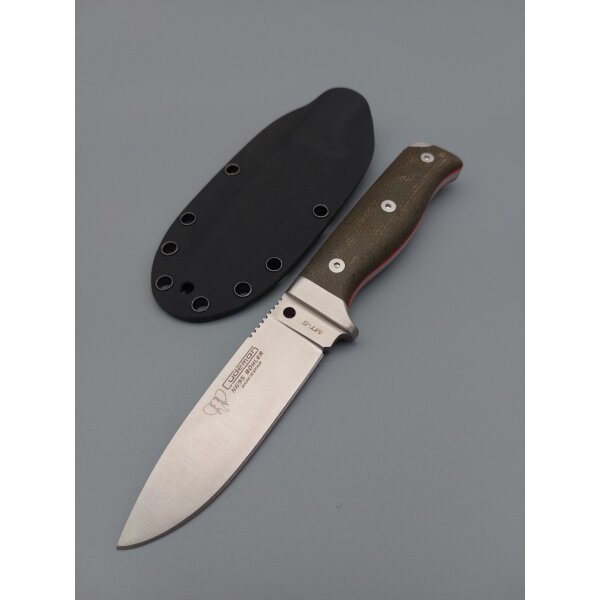 Cudeman MT-5 N695 Stahl Canvas Micarta + Zubehör B-WARE